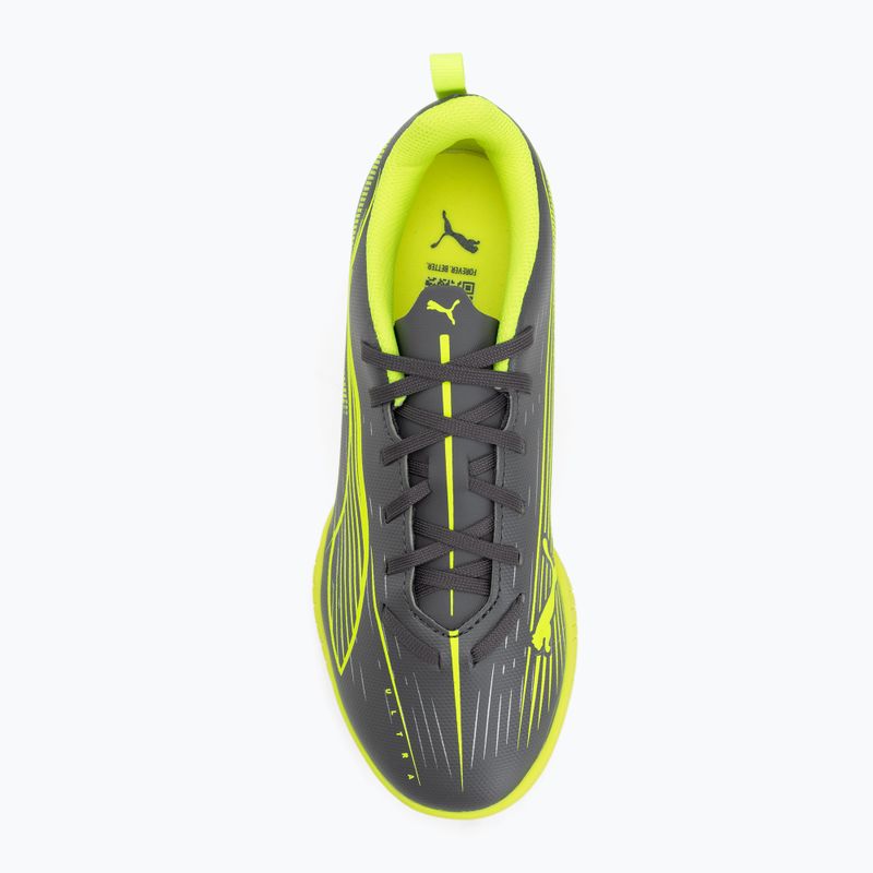 Fußballschuhe Kinder PUMA Ultra 5 Play TT Jr matte aged silver/yellow alert/puma aged silver 5