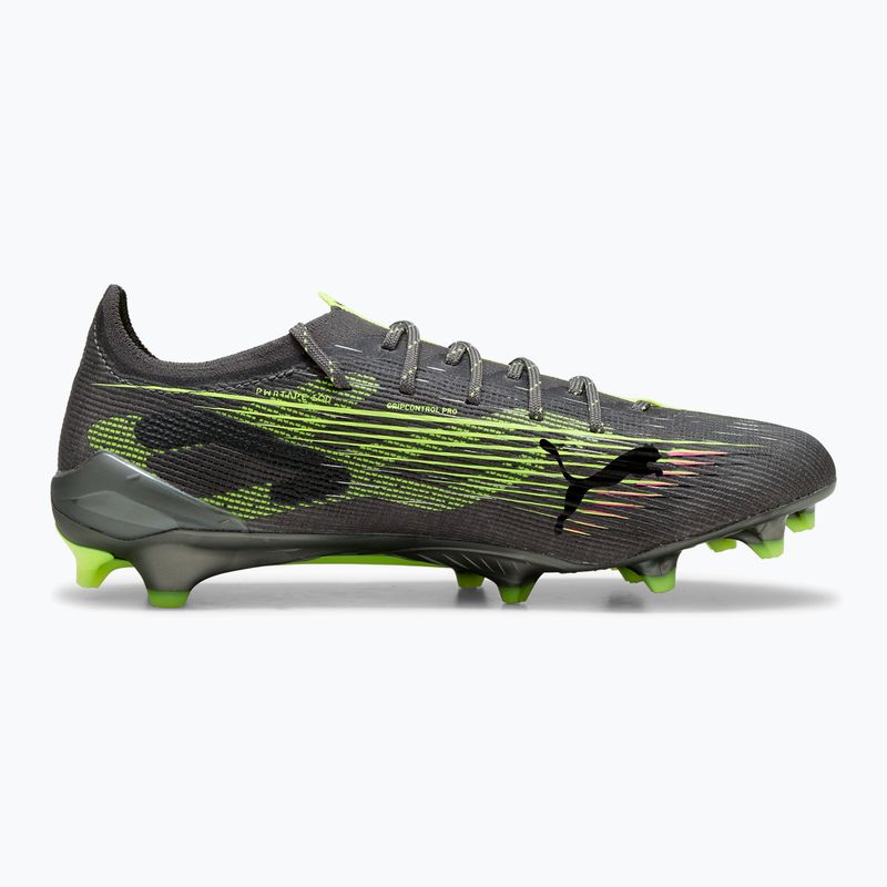 Fußballschuhe Herren PUMA Ultra 5 Ultimate FG matte aged silver/yellow alert/sun struck