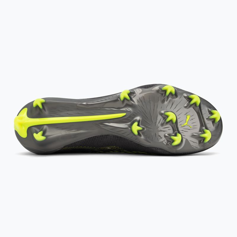 Fußballschuhe Herren PUMA Ultra 5 Ultimate FG matte aged silver/yellow alert/sun struck 4