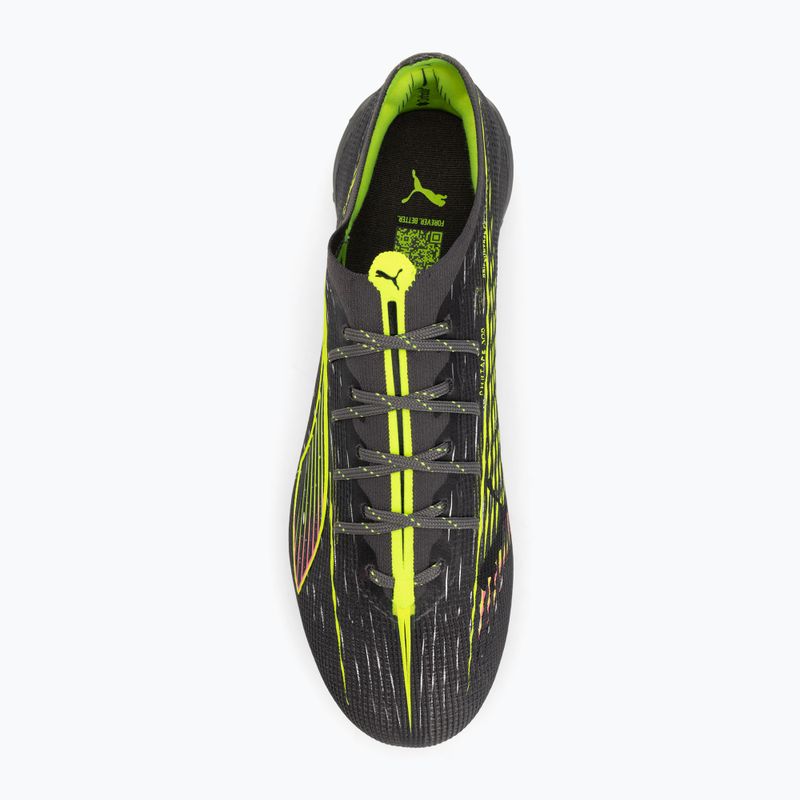 Fußballschuhe Herren PUMA Ultra 5 Ultimate FG matte aged silver/yellow alert/sun struck 5