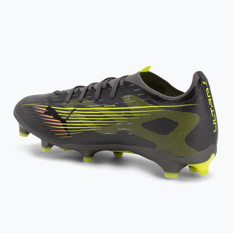Fußballschuhe Herren PUMA Ultra 5 Match FG/AG matte aged silver/yellow alert/puma aged silver 3