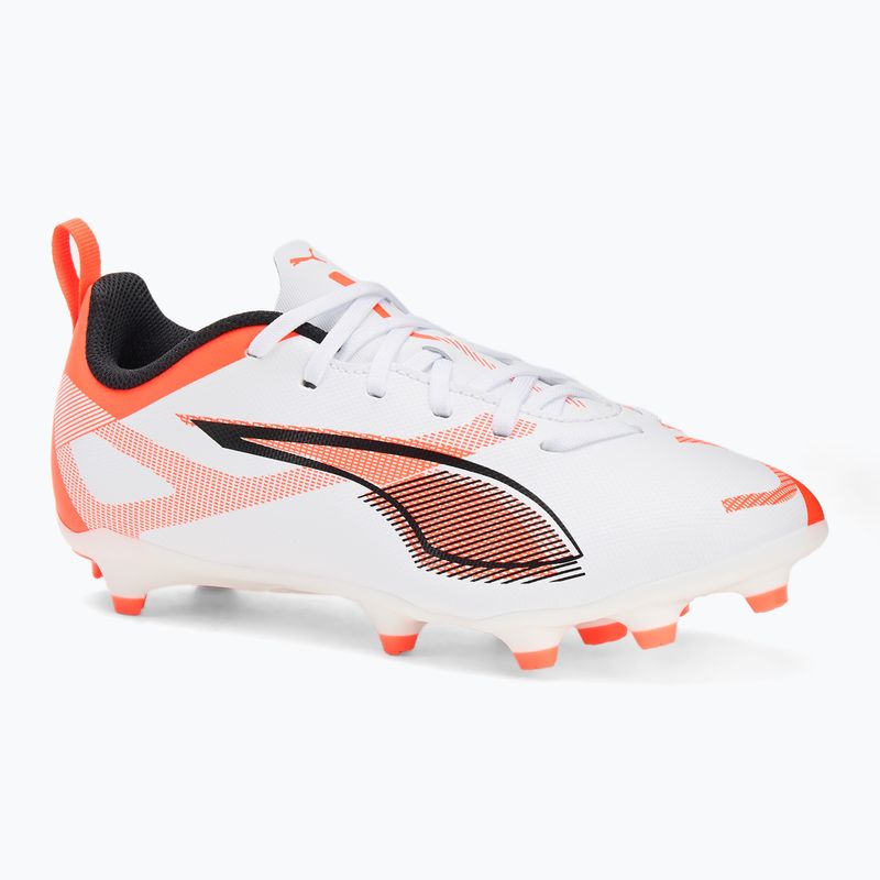 Fußballschuhe Kinder PUMA Ultra 5 Play FG/AG Jr puma white/puma black/glowing red