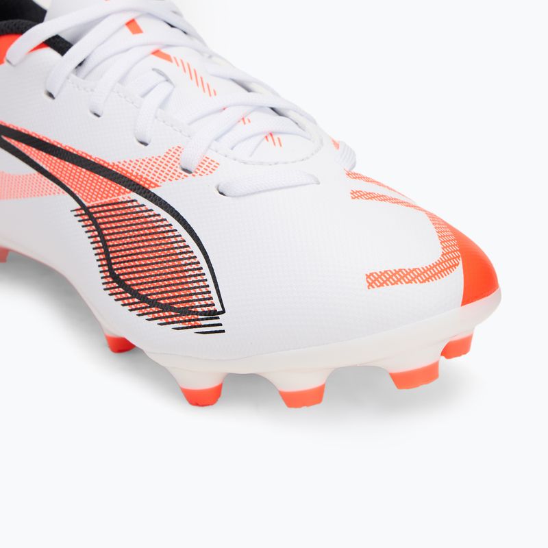 Fußballschuhe Kinder PUMA Ultra 5 Play FG/AG Jr puma white/puma black/glowing red 7