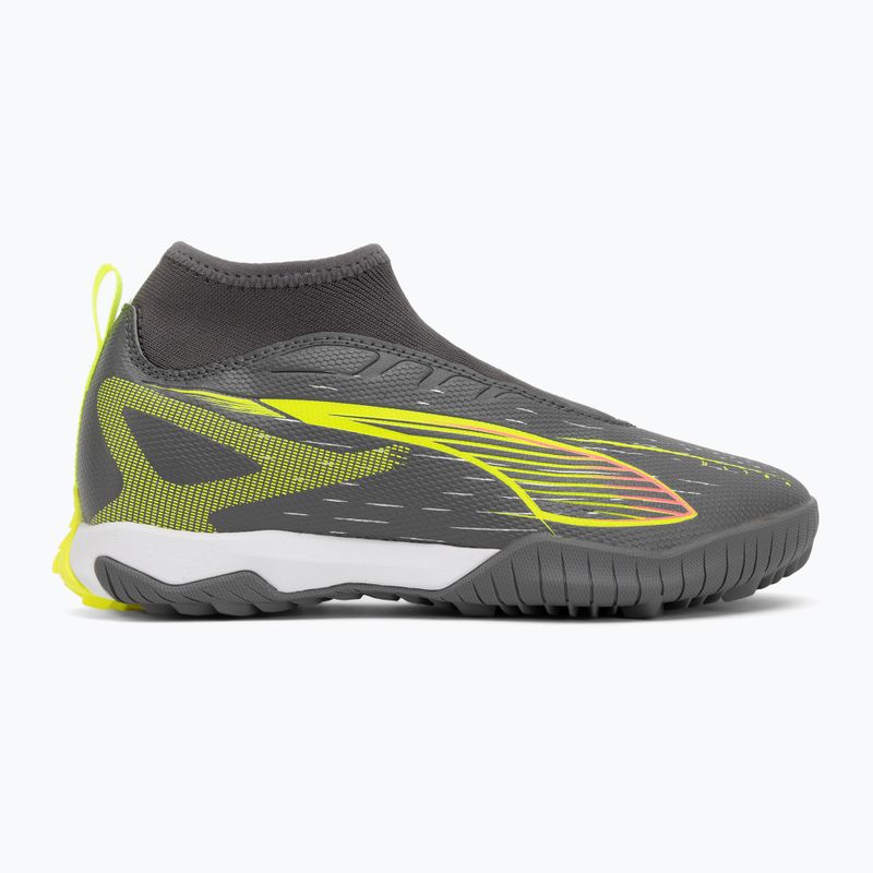 Fußballschuhe Kinder PUMA Ultra 5 Match+ LL TT + Mid Jr matte aged silver/yellow alert/puma aged silver 2