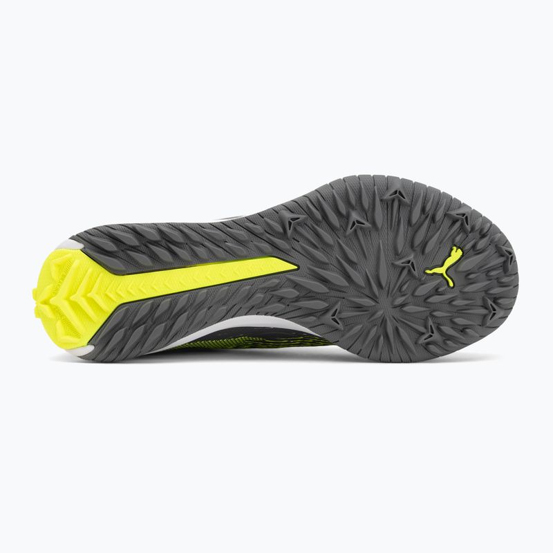 Fußballschuhe Kinder PUMA Ultra 5 Match+ LL TT + Mid Jr matte aged silver/yellow alert/puma aged silver 4