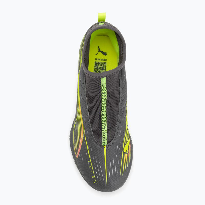 Fußballschuhe Kinder PUMA Ultra 5 Match+ LL TT + Mid Jr matte aged silver/yellow alert/puma aged silver 5
