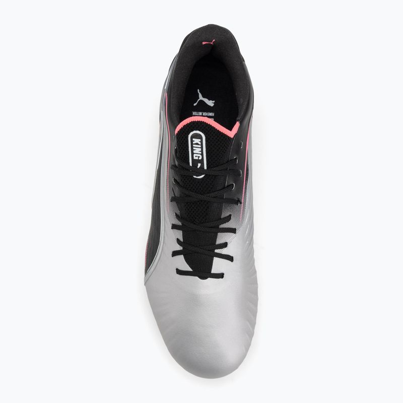 Fußballschuhe Herren PUMA King Ultimate MxSG puma silver/puma black/sun struck/puma white 5