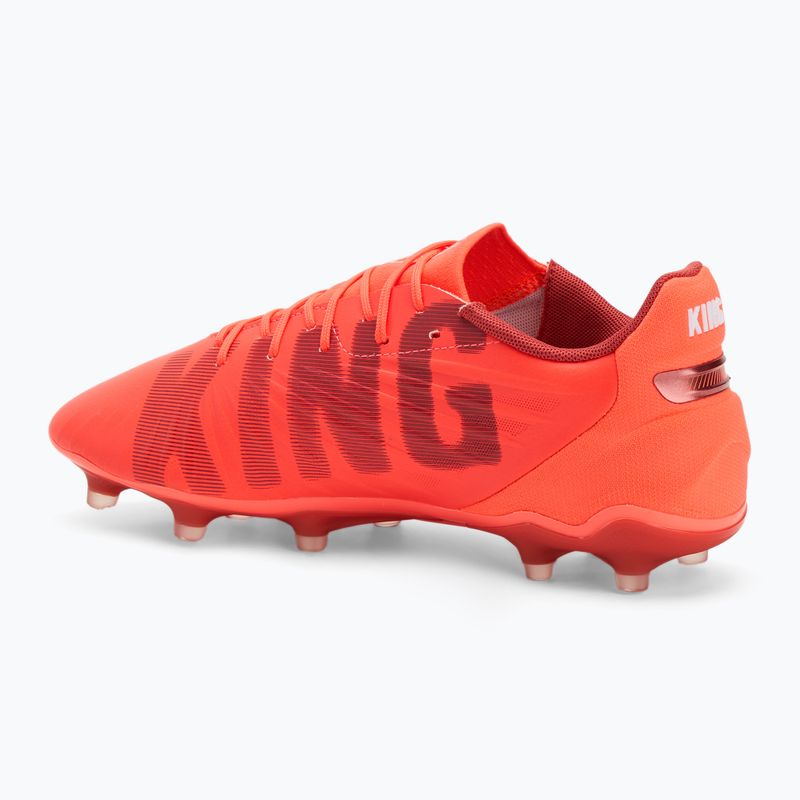 Fußballschuhe Herren PUMA King Match FG/AG glowing red/puma white/red fire 3