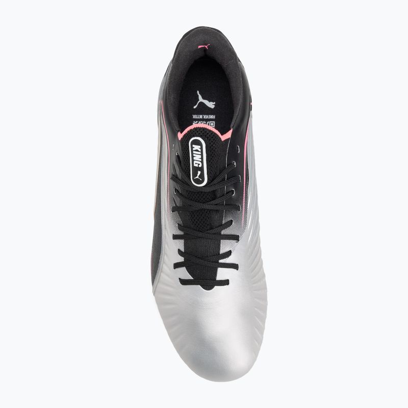 Fußballschuhe Herren PUMA King Ultimate FG/AG puma silver/puma black/sun struck/puma white 5