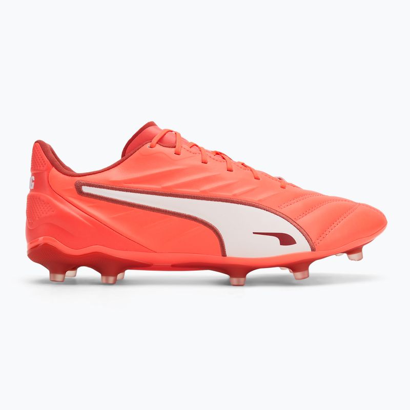 Fußballschuhe Herren PUMA King Pro FG/AG glowing red/puma white/red fire 2
