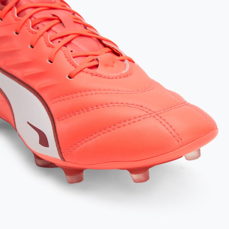 Fußballschuhe Herren PUMA King Pro FG/AG glowing red/puma white/red fire 7