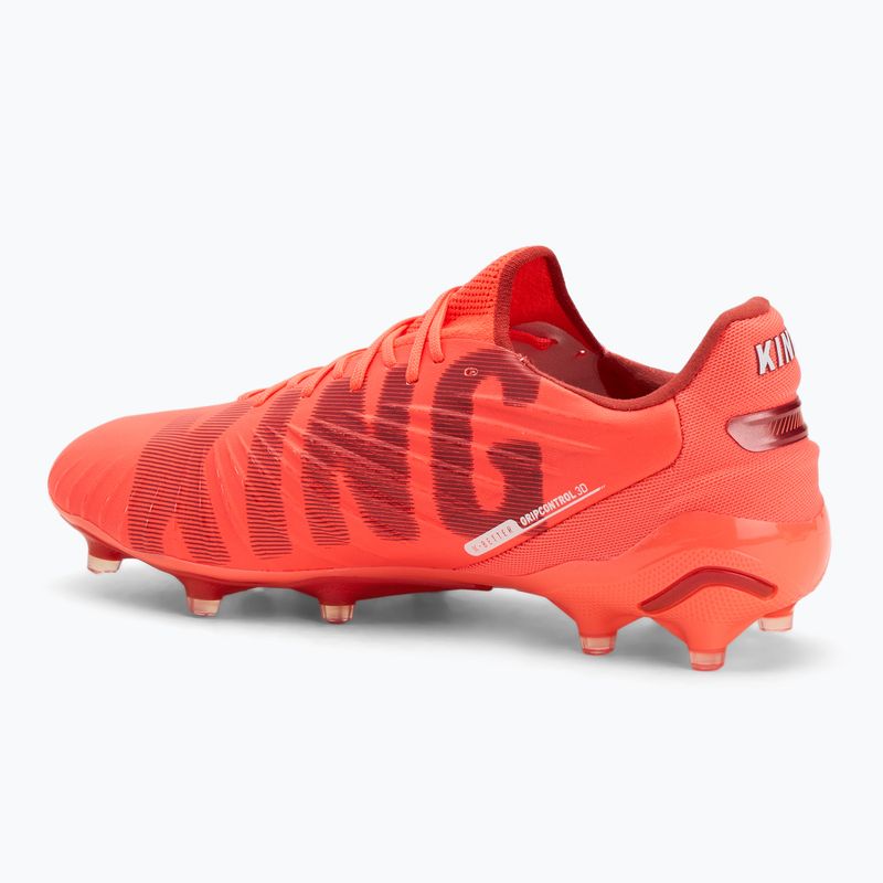 PUMA King Ultimate FG/AG Herren Fußballschuhe glühend rot/puma weiß/rot Feuer 3