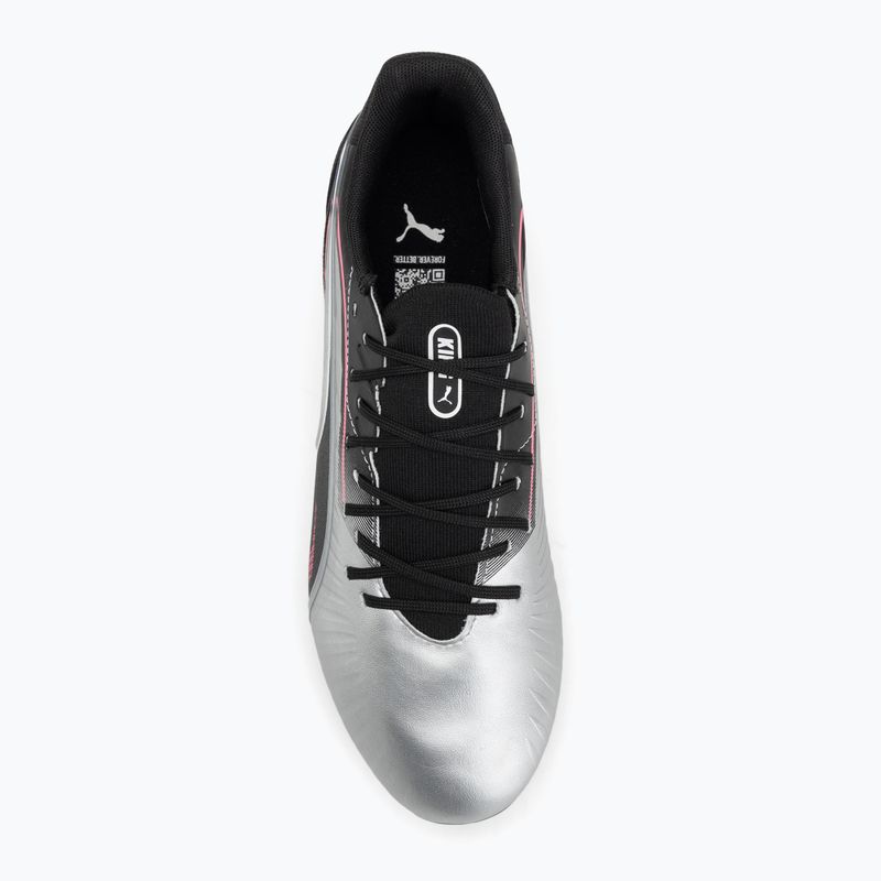 Fußballschuhe Herren PUMA King Match FG/AG puma silver/puma black/sun struck/puma white 5