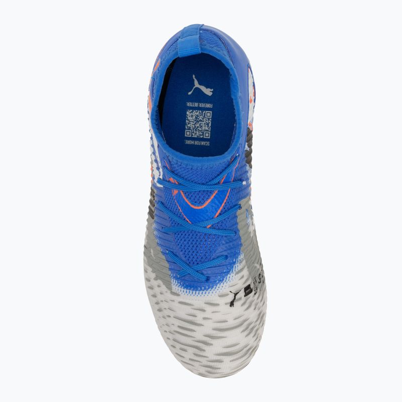 Fußballschuhe Kinder PUMA Future 8 Match Forever FG/AG Jr white/ultra blue/feather gray/puma black/glowing red 5
