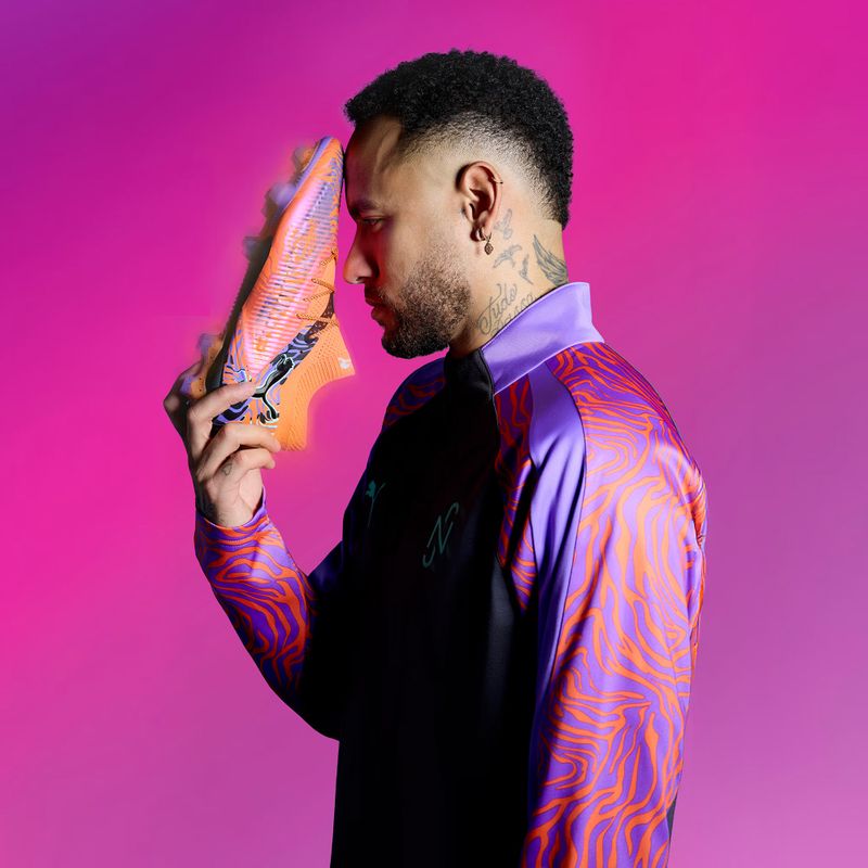 Fußballschuhe Herren PUMA Future 8 Ultimate Creativity FG orange poppy/dark amethyst/electric peppermint/black 11