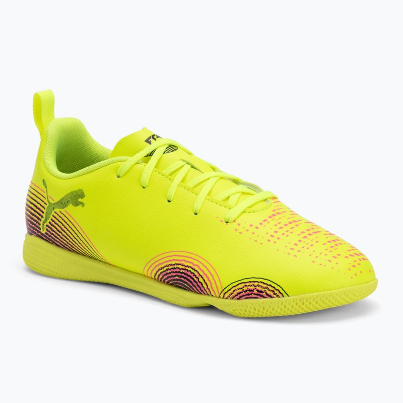 Fußballschuhe Kinder PUMA Future 8 Play It yellow alert/ puma black/ sun struck