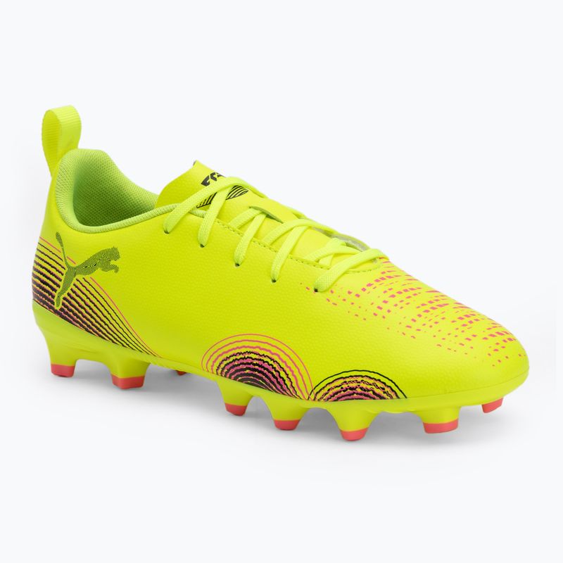 Fußballschuhe Kinder PUMA Future 8 Play FG/AG Jr yellow alert/puma black/sun struck