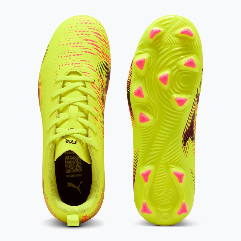 Fußballschuhe Kinder PUMA Future 8 Play FG/AG Jr yellow alert/puma black/sun struck 3