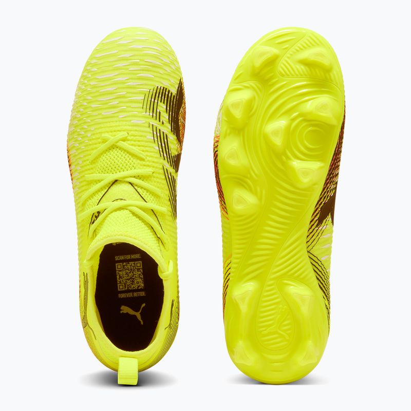 Fußballschuhe Kinder PUMA Future 8 Match FG/AG Jr yellow alert/puma black/sun struck 3