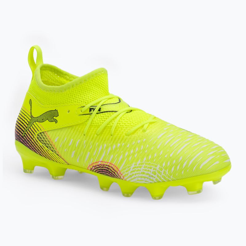 Fußballschuhe Kinder PUMA Future 8 Match FG/AG Jr yellow alert/puma black/sun struck