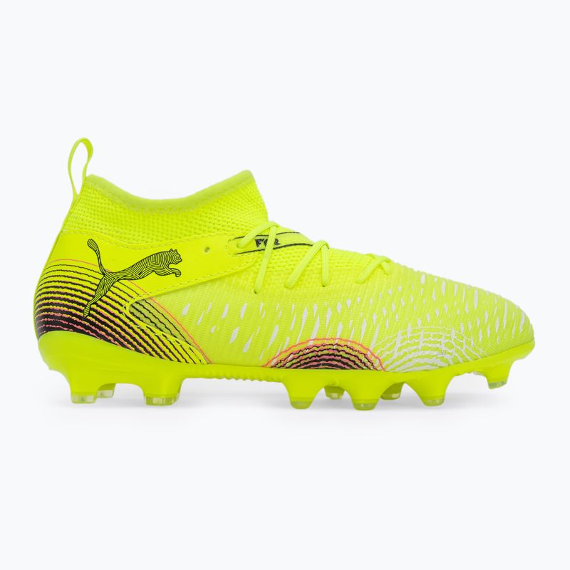 Fußballschuhe Kinder PUMA Future 8 Match FG/AG Jr yellow alert/puma black/sun struck 2