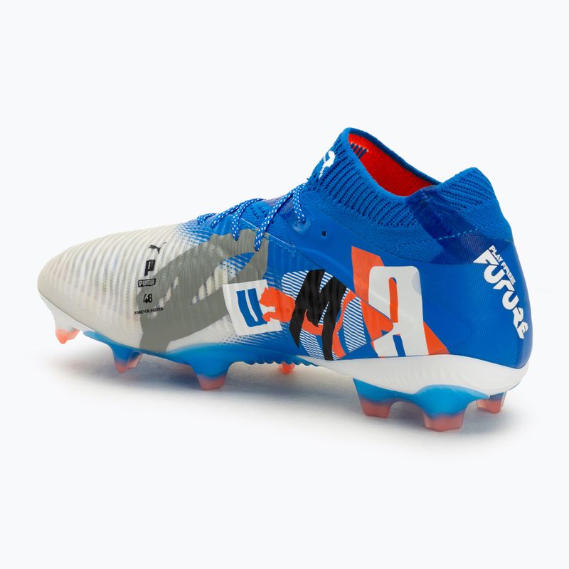 Fußballschuhe Herren PUMA Future 8 Ultimate Forever FG white/ultra blue/feather gray/puma black/glowing red 3