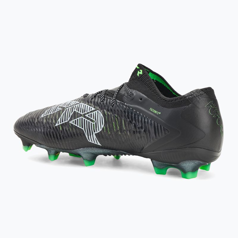 Herren-Fußballschuhe PUMA Future 8 Ultimate Low FG puma schwarz/kalt hellgrau/fluo grün 3