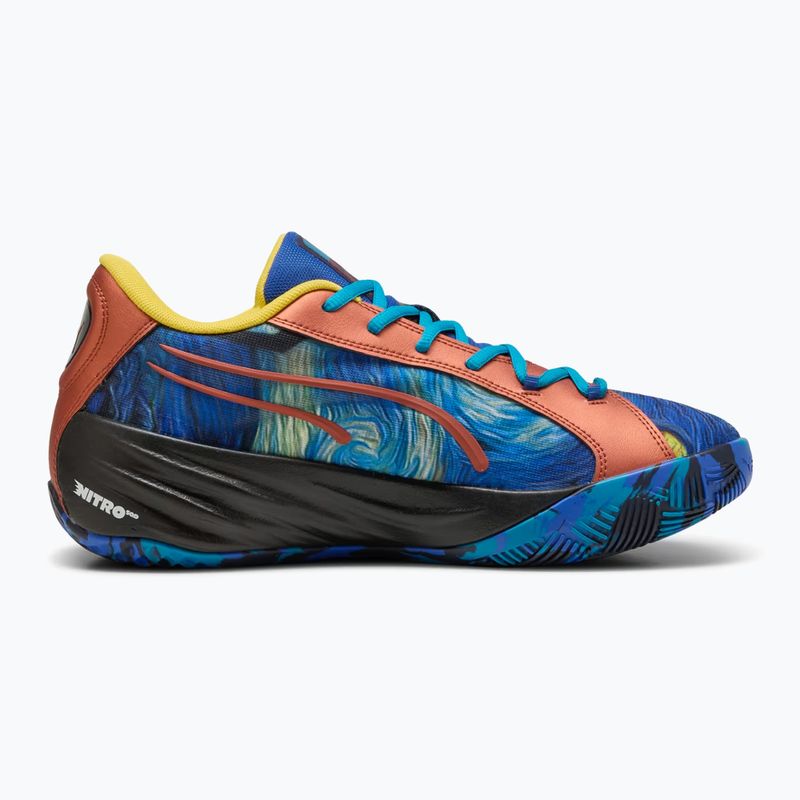Basketball Herrenschuhe PUMA All-Pro Nitro Dylan Exhibit vivid blue/tropical blue 8