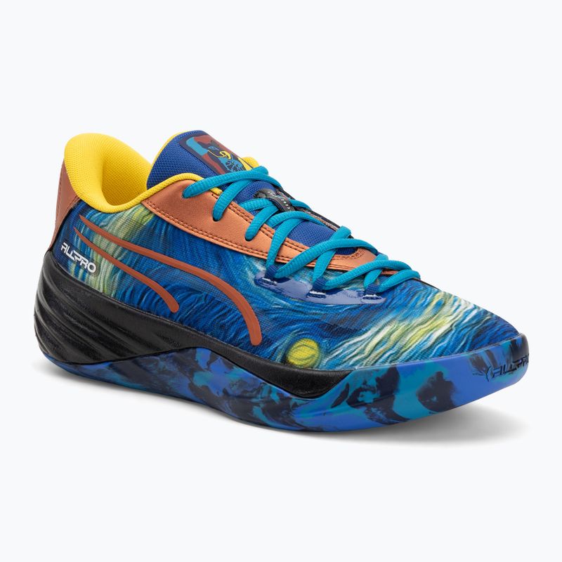 Basketball Herrenschuhe PUMA All-Pro Nitro Dylan Exhibit vivid blue/tropical blue