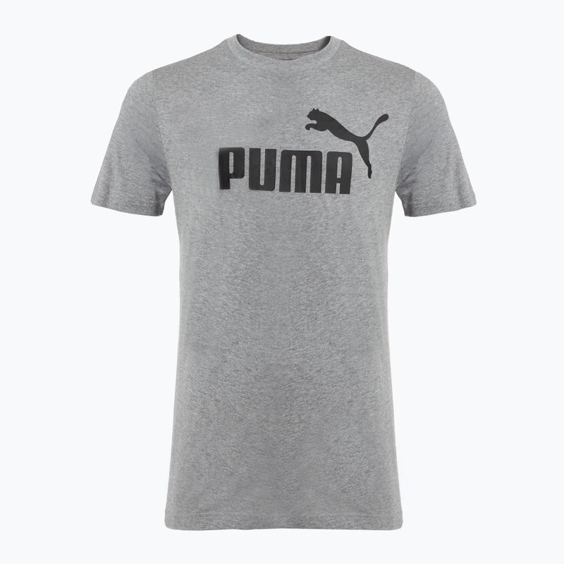 Shirt Herren PUMA ESS No. 1 Logo Tee medium gray heather