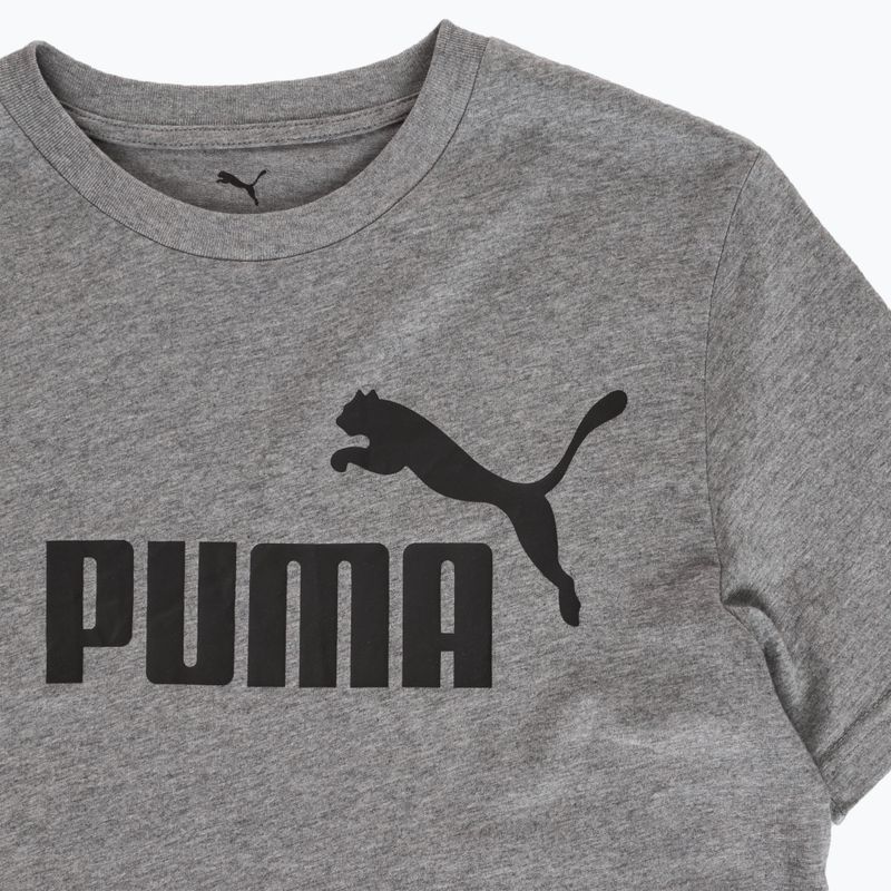 Shirt Herren PUMA ESS No. 1 Logo Tee medium gray heather 3