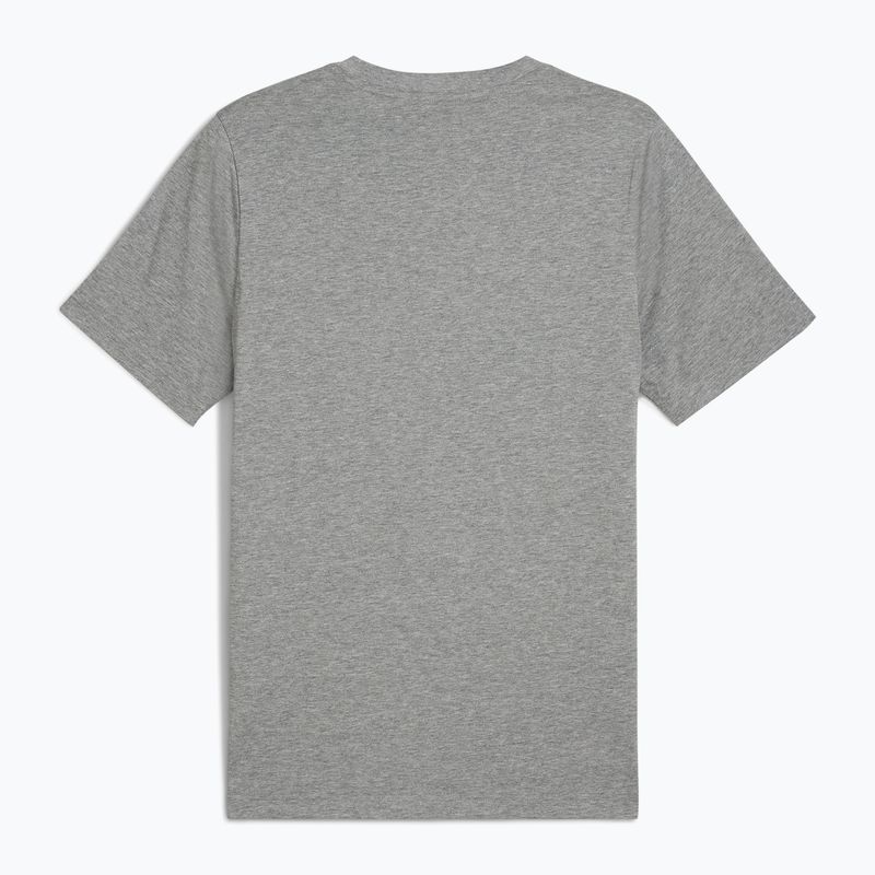 Shirt Herren PUMA ESS Small No. 1 Logo Tee medium gray heather 2