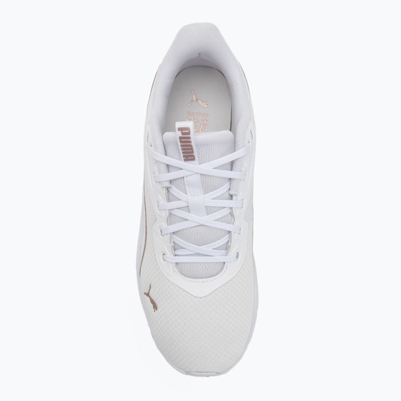 PUMA Flexfocus Lite Modern Woven Laufschuhe puma weiß/rose gold 5