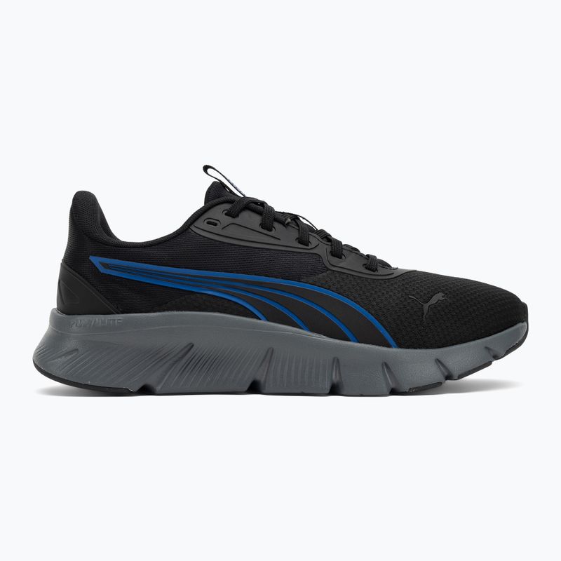 PUMA Flexfocus Lite Modern Woven Laufschuhe puma schwarz/vivid blau 2