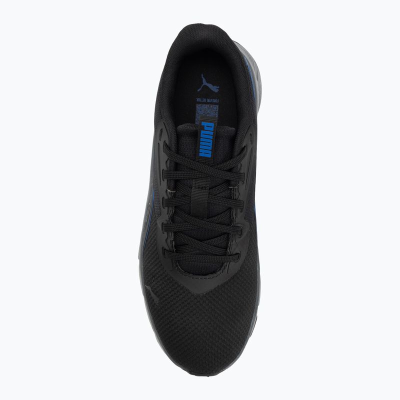 PUMA Flexfocus Lite Modern Woven Laufschuhe puma schwarz/vivid blau 5