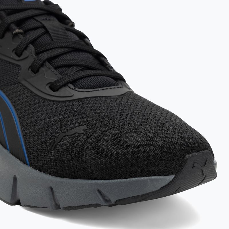 PUMA Flexfocus Lite Modern Woven Laufschuhe puma schwarz/vivid blau 7