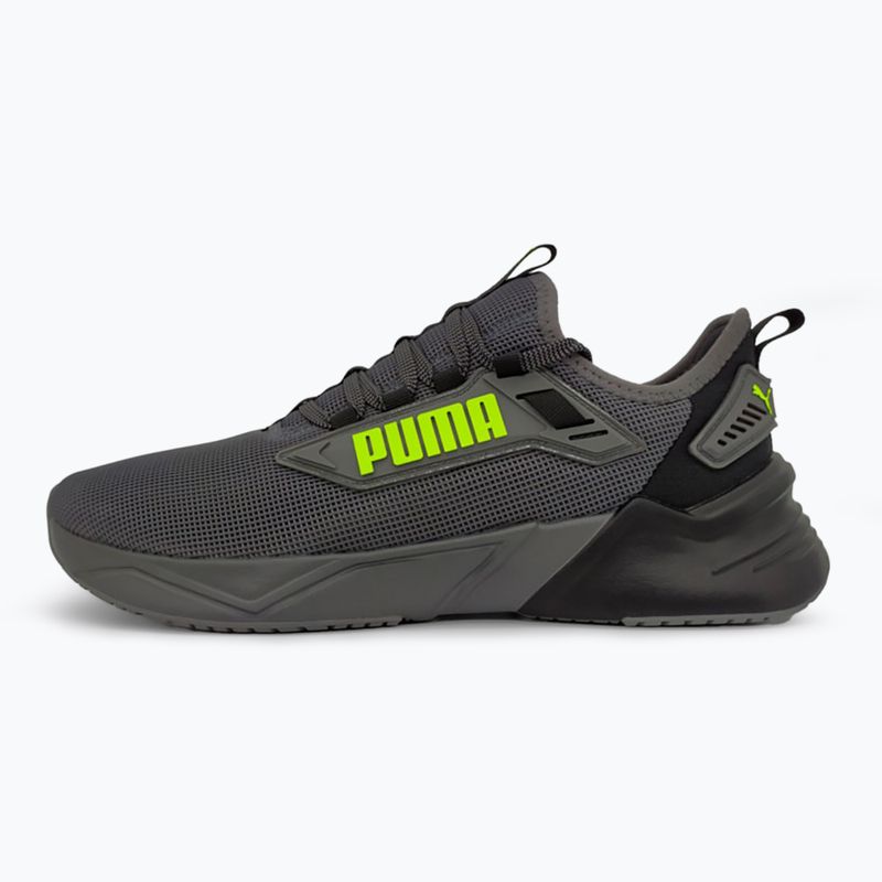 PUMA Retaliate 3 Unwavered Laufschuhe puma schwarz/cool dunkelgrau/gelb alert 8