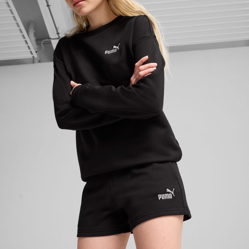 Damen Shorts PUMA ESS Small No.1 Logo 4 puma black 3