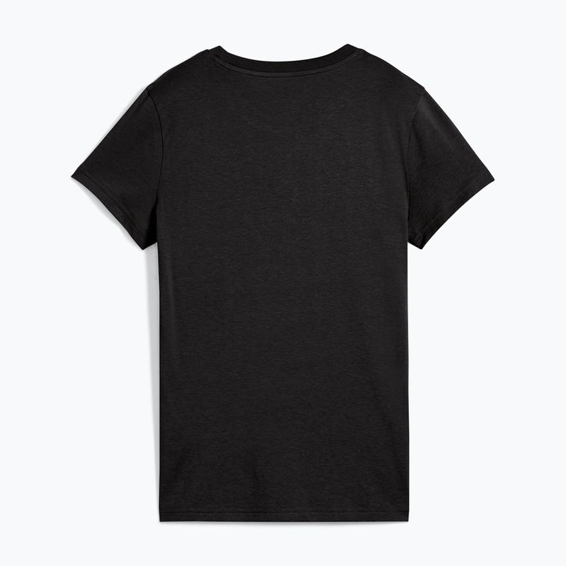Shirt Damen PUMA ESS Metallic No. 1 Logo Tee puma black/metallic gold 2