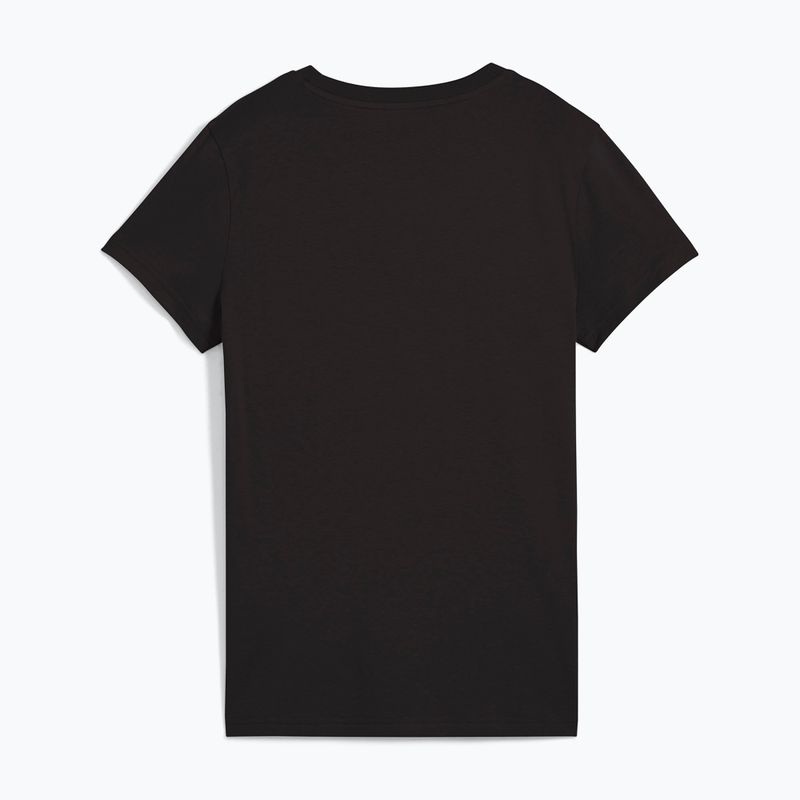 Shirt Damen PUMA ESS Metallic No. 1 Logo Tee puma black/metallic silver 2