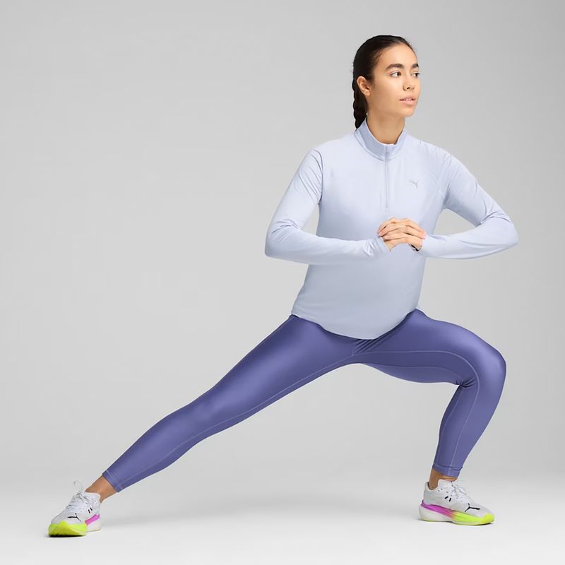 Lauf Hoodie Sweatshirt Damen PUMA Run Velocity Cloudspun 1/4 Zip cool weather/heather 4