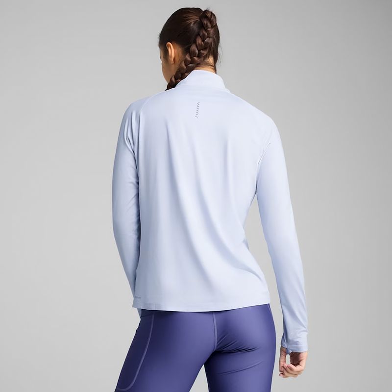 Lauf Hoodie Sweatshirt Damen PUMA Run Velocity Cloudspun 1/4 Zip cool weather/heather 5