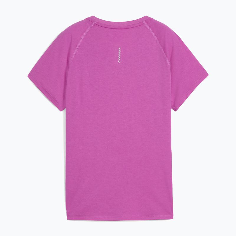 Damen Laufshirt PUMA Run Velocity Tee Tri-Blend wild berry 2