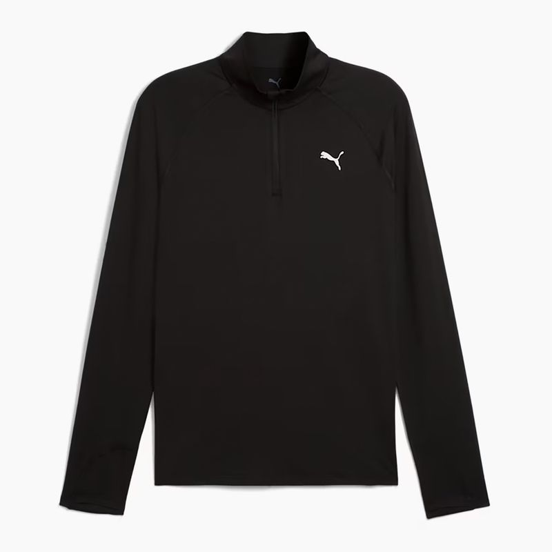 Lauf Hoodie Sweatshirt Herren PUMA Run Velocity Cloudspun 1/4 Zip puma black