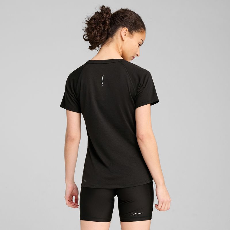 Damen Laufshirt PUMA Run Velocity Tee Tri-Blend puma schwarz 4