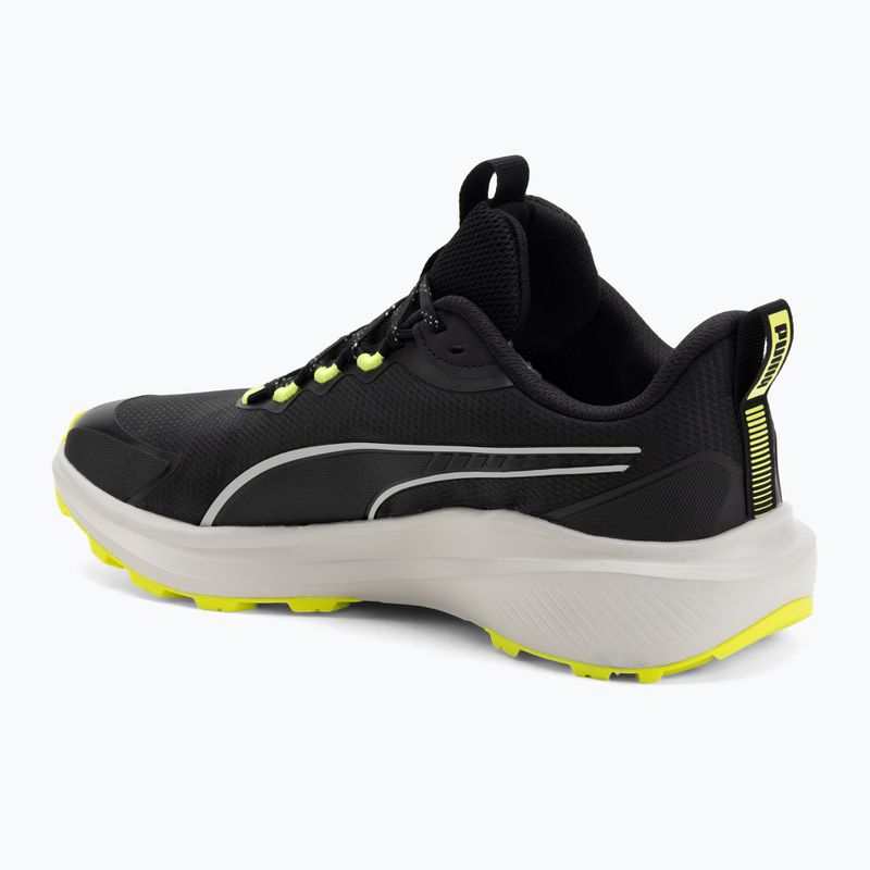 Laufschuhe PUMA PUMA Skyrocket Lite Trail puma black/feather gray/yellow alert 3