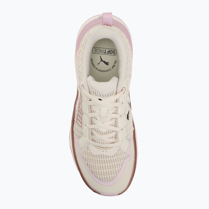 Laufschuhe Damen PUMA Softride Divine Metal alpine snow/warm white/rose mauve 5