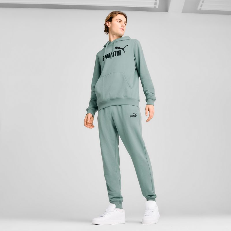Hosen Herren PUMA ESS No. 1 Logo Sweatpants TR CL green moon 3