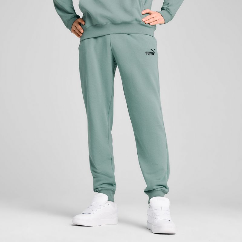 Hosen Herren PUMA ESS No. 1 Logo Sweatpants TR CL green moon 4
