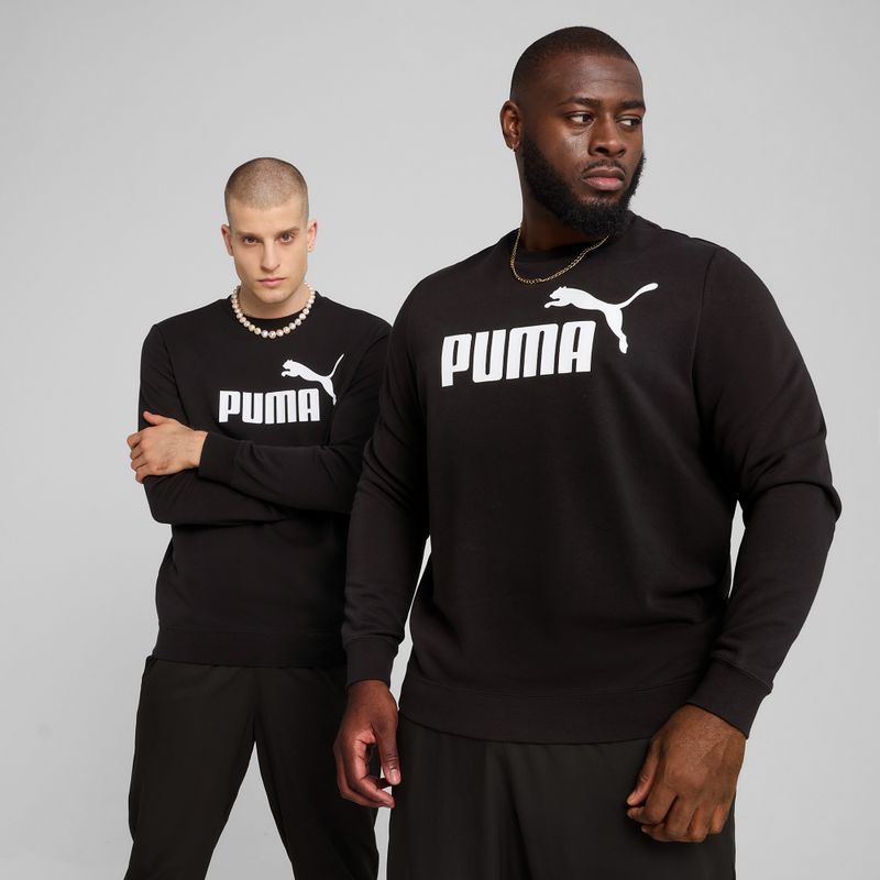 Hoodie Sweatshirt Herren PUMA ESS No. 1 Logo Crew TR puma black 3